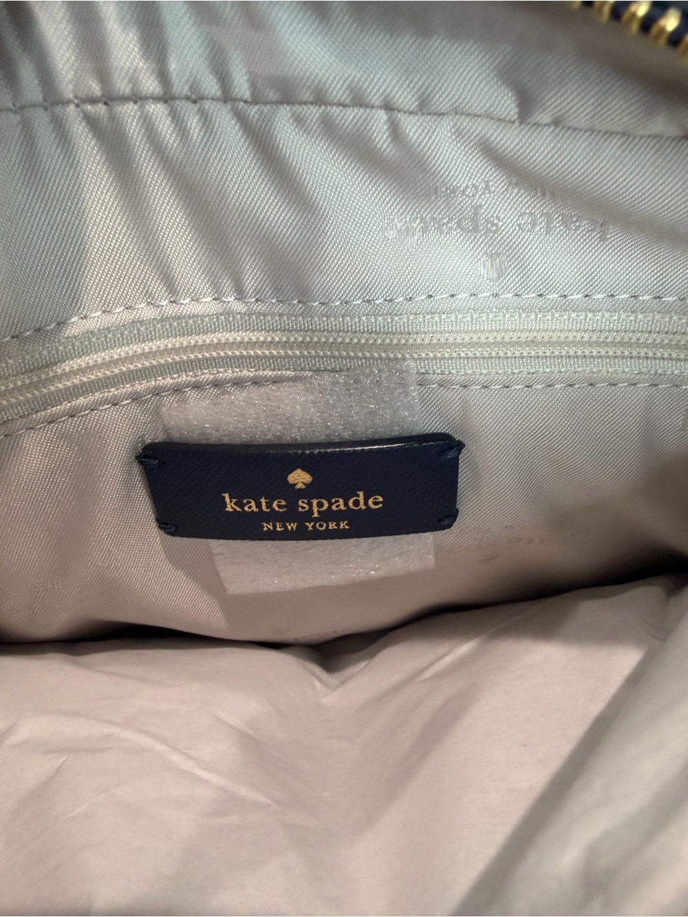 kate spade Blue and Black Floral Crossbody Bag - Picture 4 of 6
